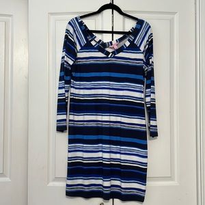 Lilly Pulitzer striped dress. Size Large. Long sleeve.